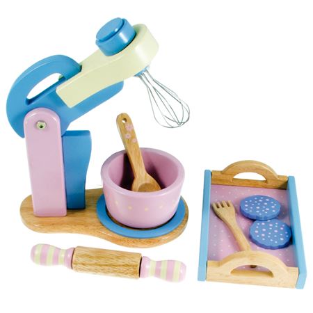 wooden toy food mixer