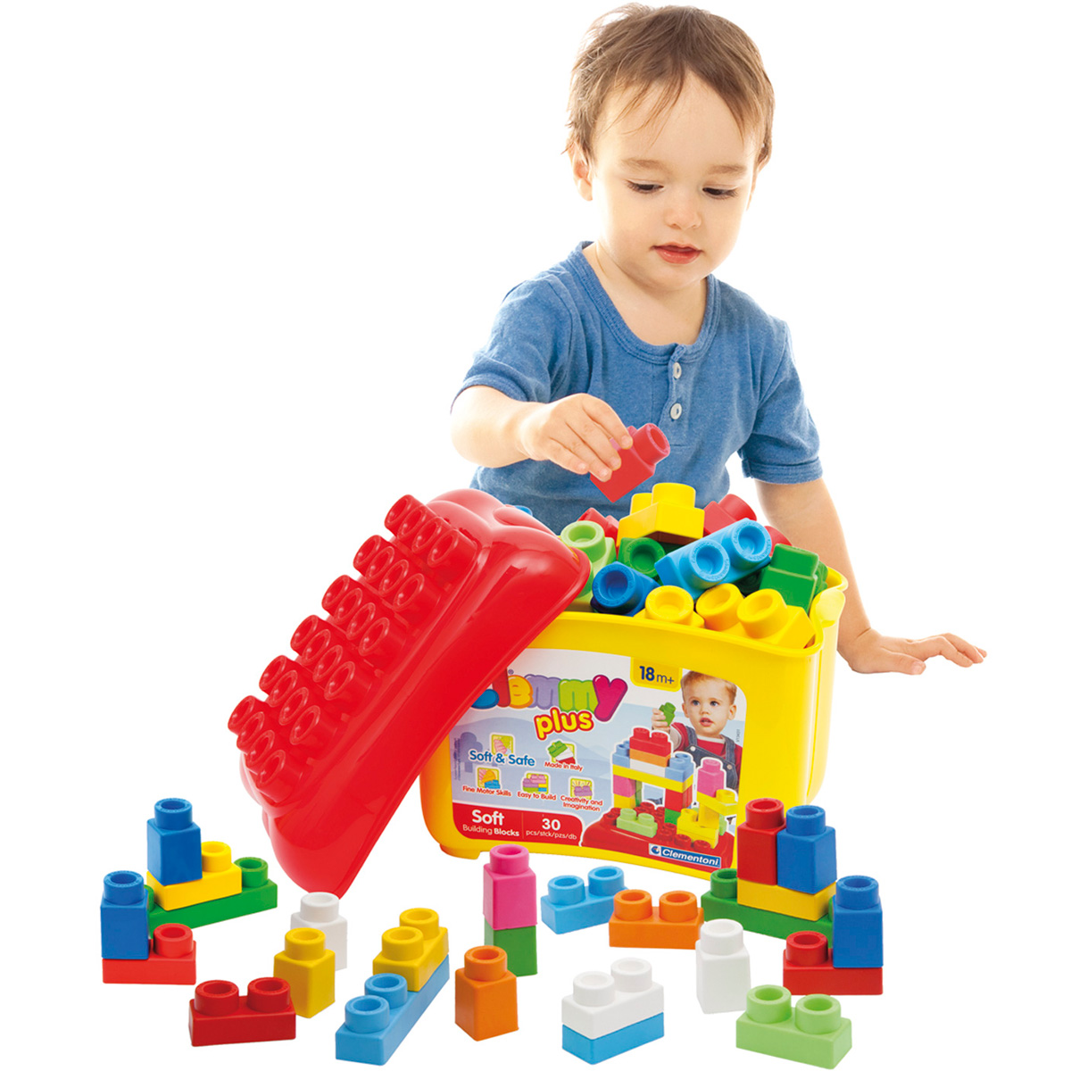Clemmy Plus Building Blocks Box Clementoni Mulberry Bush
