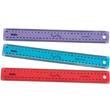 Picture of Personalised Coloured Bendy Ruler