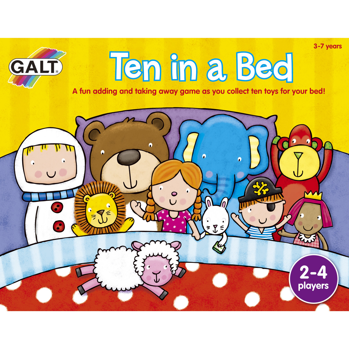 Ten in a Bed Game Galt Kids Board Games Mulberry Bush