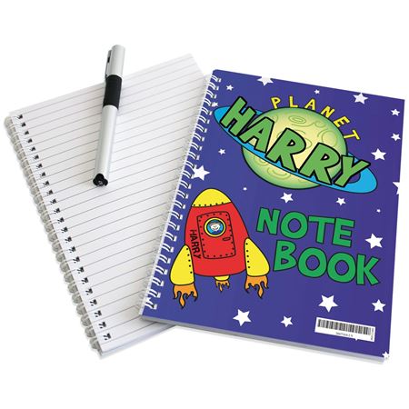 Space Notebook - Personalised | Named Notebooks