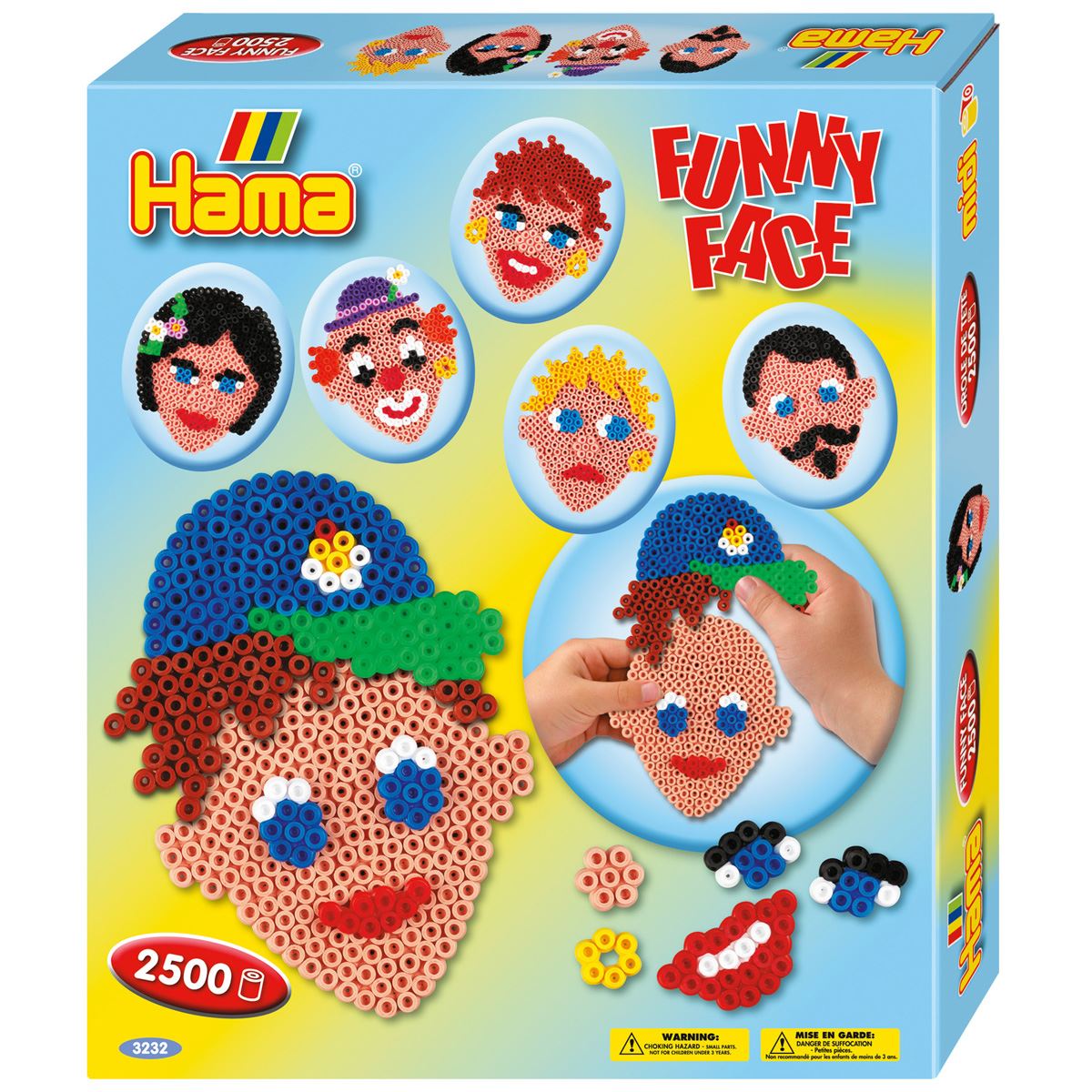 Hama Beads Funny Face (2,500) Hama Beads Make & Do