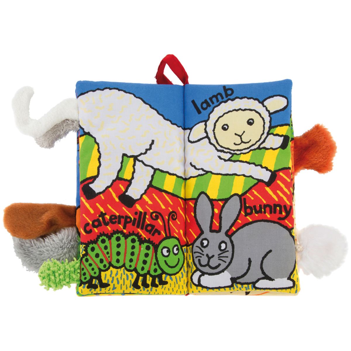 Fluffy Tails Book Jellycat Squeak & Rattling Toys