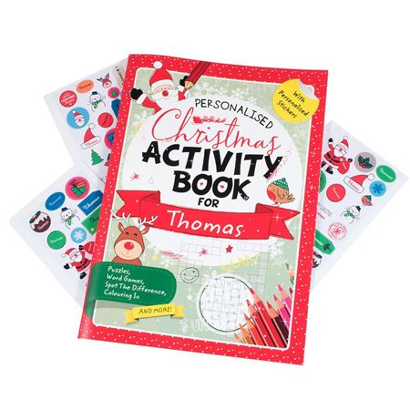 Picture of Personalised Christmas Activity Book