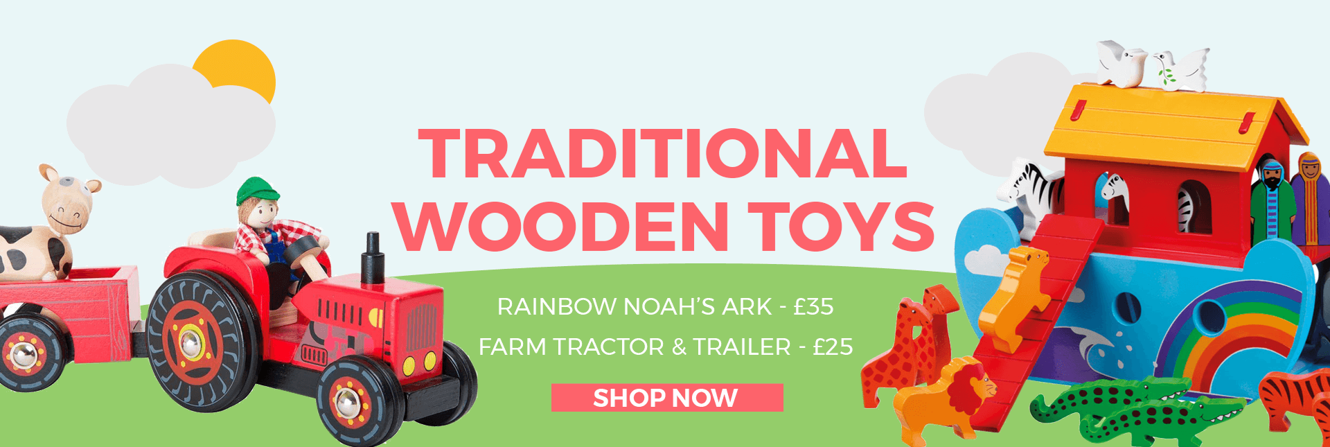 Mulberry Bush Traditional Wooden Toy Shop for Children