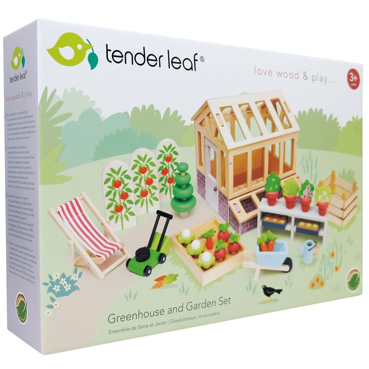 Greenhouse & Garden Set | Tender Leaf Toys | Mulberry Bush