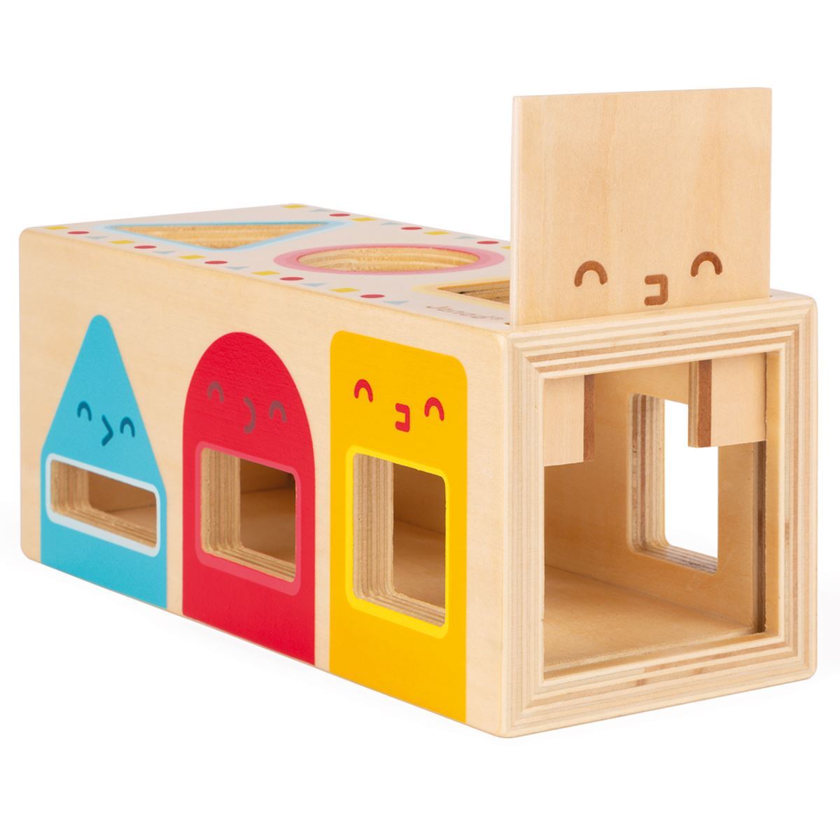 Geometric Shapes Box | Janod | Wooden Baby Shape Sorters