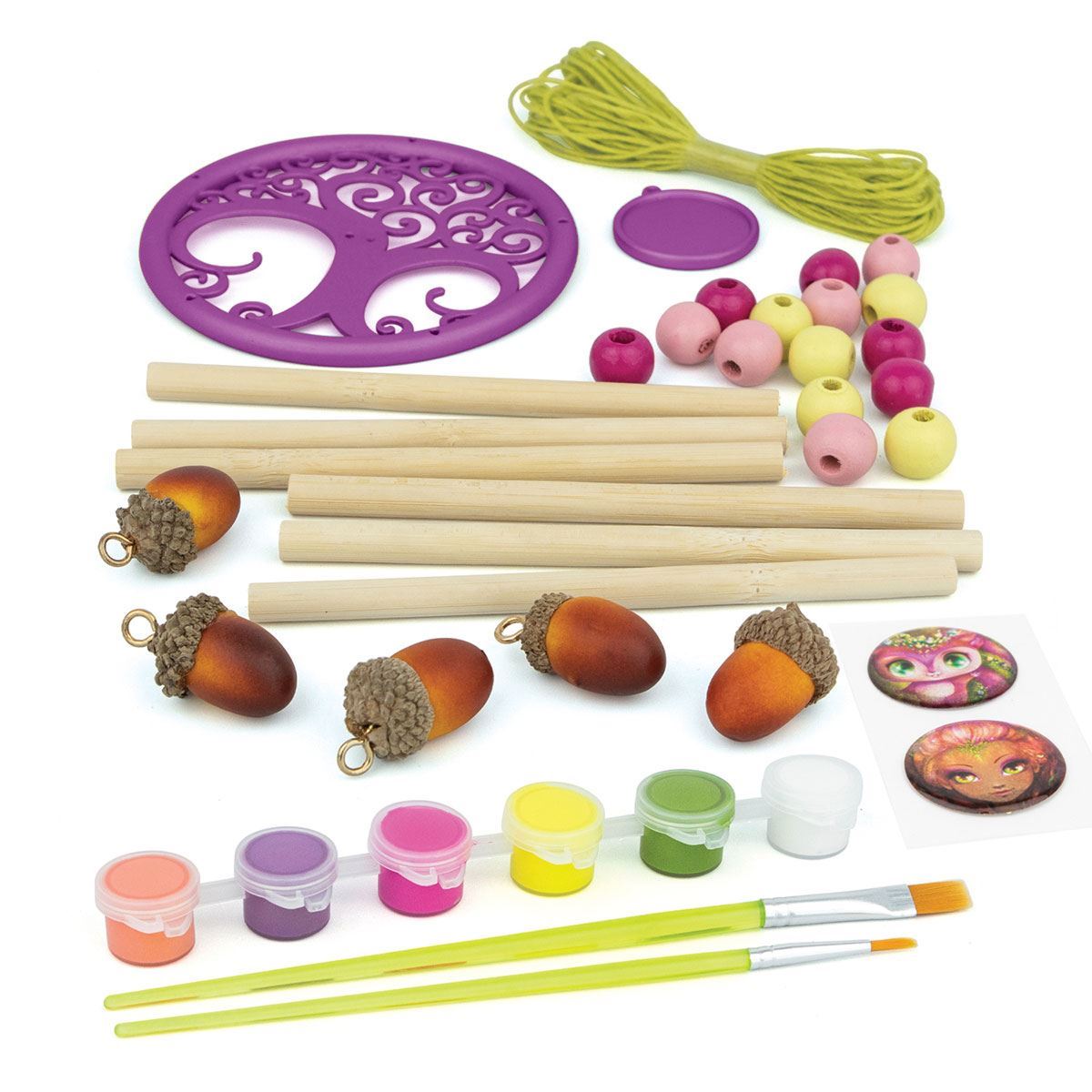 Bamboo Wind Chimes Kit Make & Do Mulberry Bush